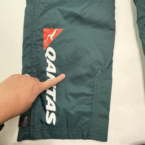 KooGa Australia Wallabies Rugby Track Pants Mens Large Qantas Green/Yellow RARE! - Picture 14 of 15